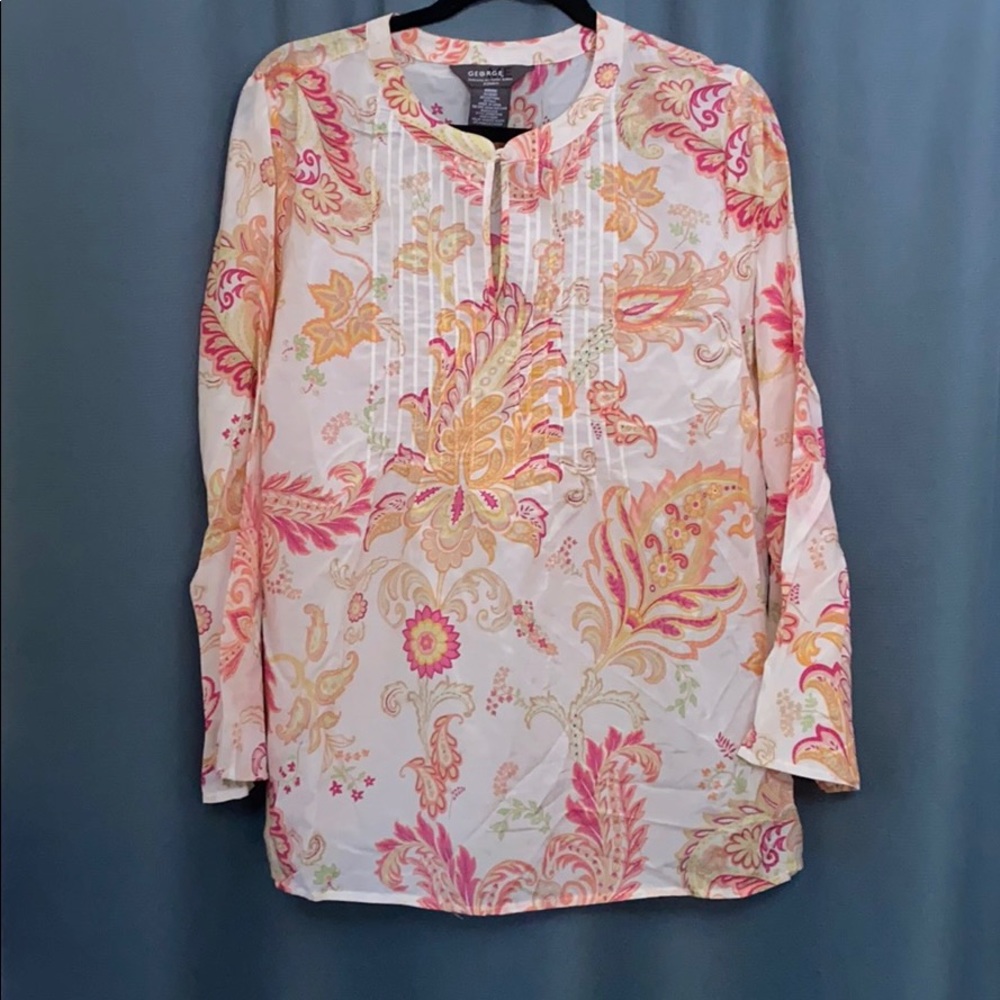 Paisley Tunic Blouse 1X